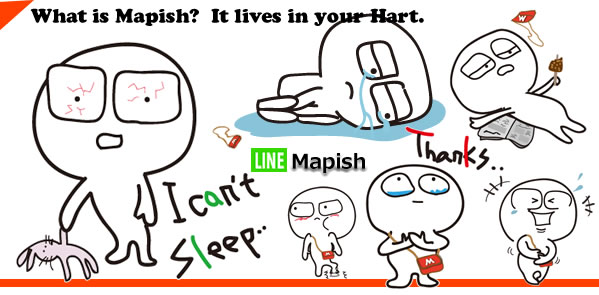 LINE sticker Mapish